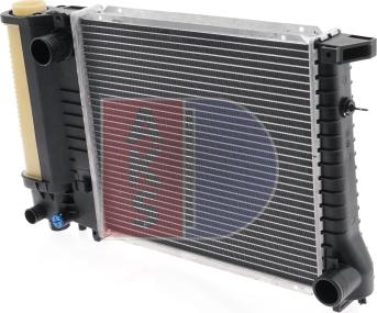 AKS Dasis 050780N - Radiator, engine cooling autospares.lv