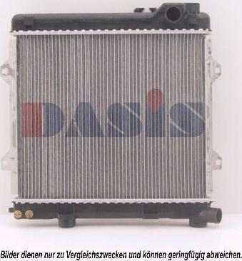 AKS Dasis 051400N - Radiator, engine cooling autospares.lv