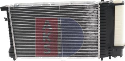 AKS Dasis 051560N - Radiator, engine cooling autospares.lv