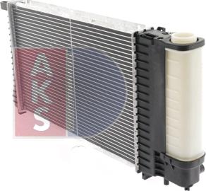 AKS Dasis 051560N - Radiator, engine cooling autospares.lv