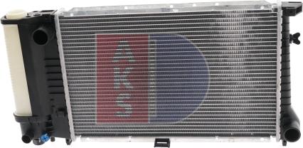 AKS Dasis 051560N - Radiator, engine cooling autospares.lv