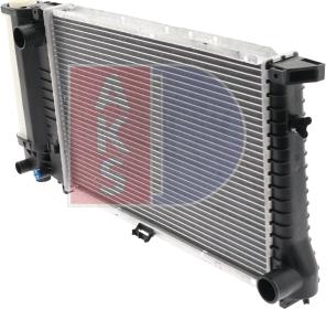 AKS Dasis 051560N - Radiator, engine cooling autospares.lv