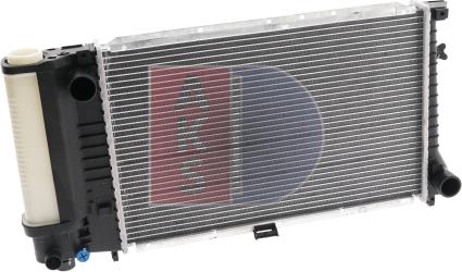 AKS Dasis 051560N - Radiator, engine cooling autospares.lv