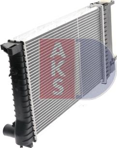 AKS Dasis 051560N - Radiator, engine cooling autospares.lv