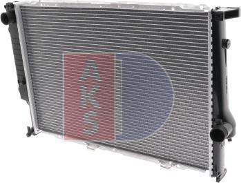 AKS Dasis 051510N - Radiator, engine cooling autospares.lv