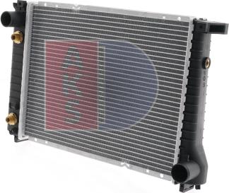 AKS Dasis 051600N - Radiator, engine cooling autospares.lv