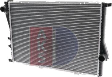 AKS Dasis 051630N - Radiator, engine cooling autospares.lv