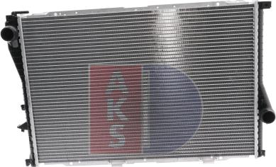 AKS Dasis 051630N - Radiator, engine cooling autospares.lv