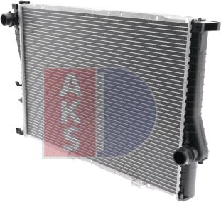 AKS Dasis 051630N - Radiator, engine cooling autospares.lv