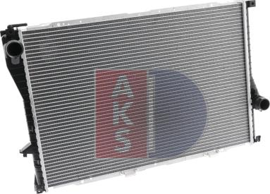 AKS Dasis 051630N - Radiator, engine cooling autospares.lv