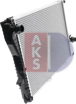 AKS Dasis 051630N - Radiator, engine cooling autospares.lv