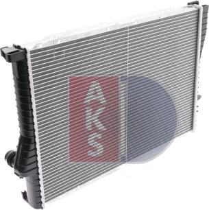 AKS Dasis 051630N - Radiator, engine cooling autospares.lv