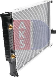 AKS Dasis 051160N - Radiator, engine cooling autospares.lv