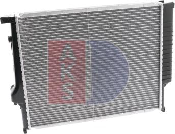 AKS Dasis 051160N - Radiator, engine cooling autospares.lv