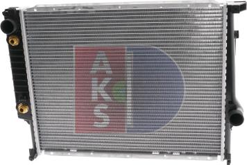 AKS Dasis 051160N - Radiator, engine cooling autospares.lv