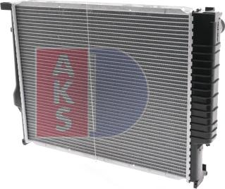 AKS Dasis 051160N - Radiator, engine cooling autospares.lv