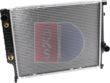 AKS Dasis 051160N - Radiator, engine cooling autospares.lv