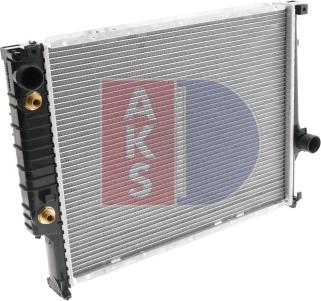 AKS Dasis 051160N - Radiator, engine cooling autospares.lv