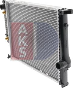 AKS Dasis 051160N - Radiator, engine cooling autospares.lv