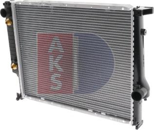 AKS Dasis 051160N - Radiator, engine cooling autospares.lv