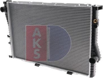 AKS Dasis 051110N - Radiator, engine cooling autospares.lv