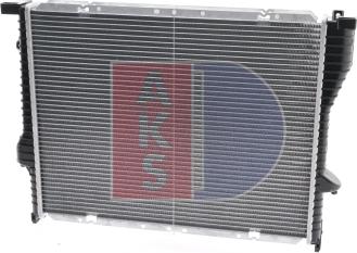 AKS Dasis 051810N - Radiator, engine cooling autospares.lv