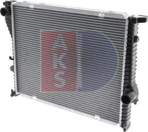 AKS Dasis 051810N - Radiator, engine cooling autospares.lv