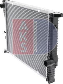 AKS Dasis 051810N - Radiator, engine cooling autospares.lv