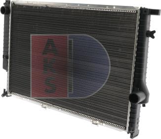 AKS Dasis 051290N - Radiator, engine cooling autospares.lv