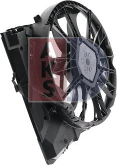 AKS Dasis 058072N - Fan, radiator autospares.lv