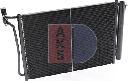 AKS Dasis 052009N - Condenser, air conditioning autospares.lv