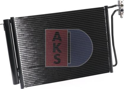 AKS Dasis 052009N - Condenser, air conditioning autospares.lv