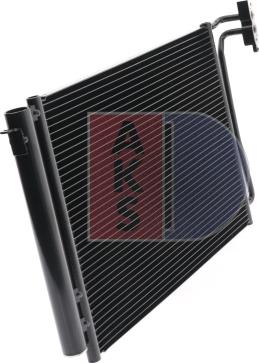 AKS Dasis 052009N - Condenser, air conditioning autospares.lv