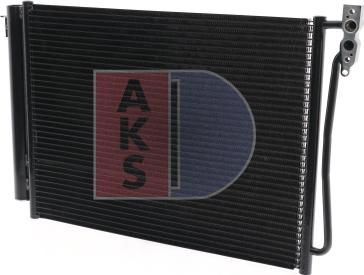 AKS Dasis 052009N - Condenser, air conditioning autospares.lv