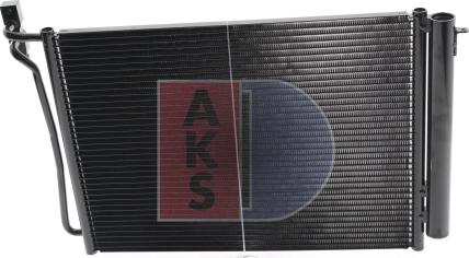 AKS Dasis 052009N - Condenser, air conditioning autospares.lv