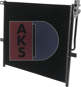 AKS Dasis 052012N - Condenser, air conditioning autospares.lv