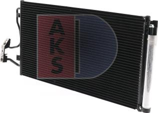 AKS Dasis 052022N - Condenser, air conditioning autospares.lv