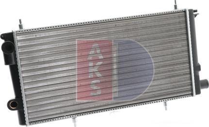 AKS Dasis 060490N - Radiator, engine cooling autospares.lv