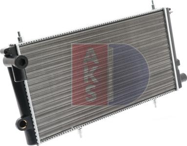 AKS Dasis 060490N - Radiator, engine cooling autospares.lv