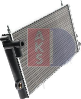 AKS Dasis 060490N - Radiator, engine cooling autospares.lv