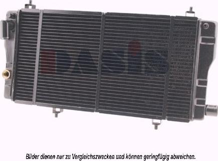 AKS Dasis 060490N - Radiator, engine cooling autospares.lv