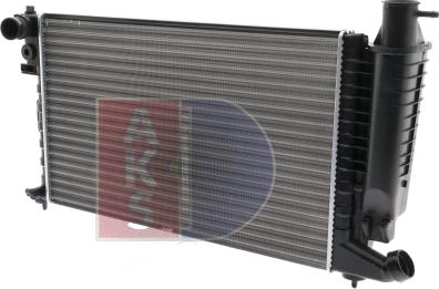 AKS Dasis 060420N - Radiator, engine cooling autospares.lv