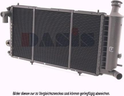 AKS Dasis 060540N - Radiator, engine cooling autospares.lv