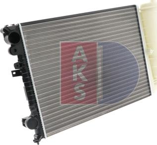 AKS Dasis 060560N - Radiator, engine cooling autospares.lv