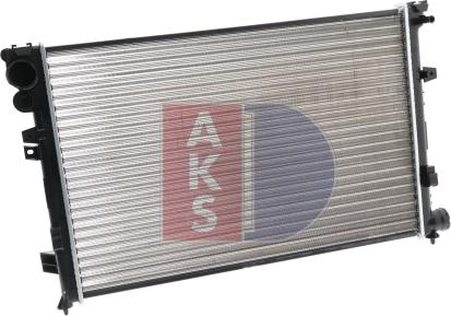 AKS Dasis 060570N - Radiator, engine cooling autospares.lv