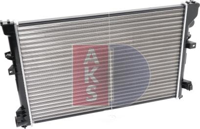 AKS Dasis 060570N - Radiator, engine cooling autospares.lv