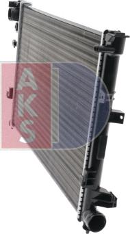 AKS Dasis 060570N - Radiator, engine cooling autospares.lv