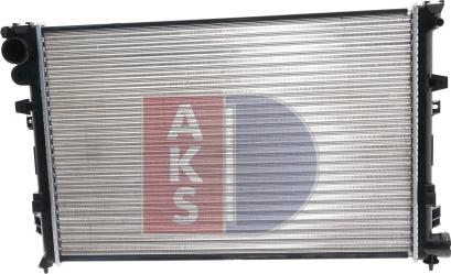 AKS Dasis 060570N - Radiator, engine cooling autospares.lv