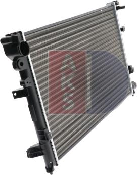 AKS Dasis 060570N - Radiator, engine cooling autospares.lv