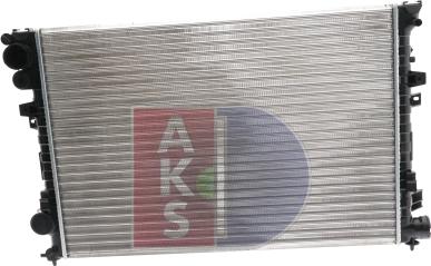 AKS Dasis 060650N - Radiator, engine cooling autospares.lv